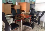 Bán Bộ Bàn Ăn Kiếng 6 Ghế Cũ